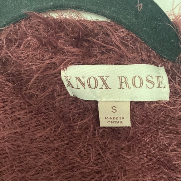 Knox Rose Embroidered Eyelash cardigan Sweater Small - Picture 5 of 8